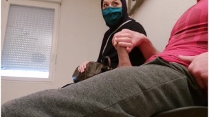 Pervert doctor puts a in his waiting room this muslim slut will be caught red-handed