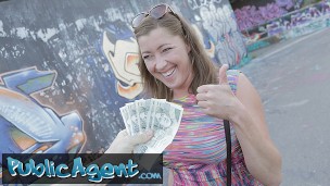 Public Agent Brunete Babe Elisa Tiger Gets Screwed Hard in Public